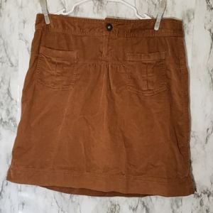 Athleta corduroy skirt, brown, 10T